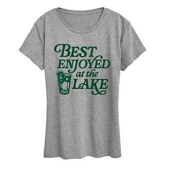 Women's Best Enjoyed At The Lake Graphic Tee