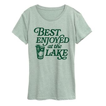 Women's Best Enjoyed At The Lake Graphic Tee
