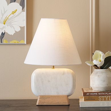 Safavieh Naira 12-inch Table Lamp with Wood Base
