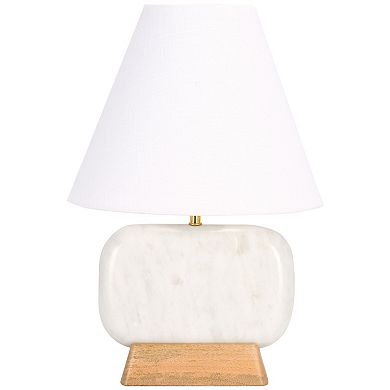 Safavieh Naira 12-inch Table Lamp with Wood Base