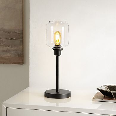 Safavieh Seyi Glass Table Lamp with Black Base