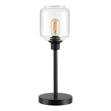Safavieh Seyi Glass Table Lamp with Black Base