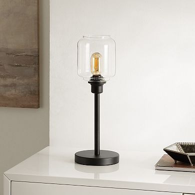 Safavieh Seyi Glass Table Lamp with Black Base