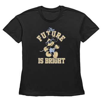 Women's Disney's Mickey Mouse The Future Is Bright Short Sleeve Basic Fit Tee