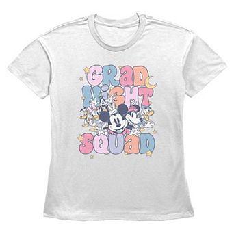 Women's Disney’s Mickey Mouse Grad Night Squad Short Sleeve Basic Fit Tee