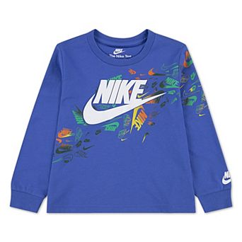 Toddler Boys Nike Futura Graphic Long Sleeve T-shirt