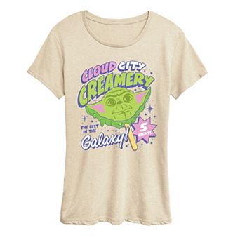Women's Star Wars Yoda Ice Cream Graphic Tee