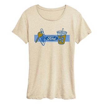 Women's Ford Everyday Essentials Keys & Beverage Graphic Tee