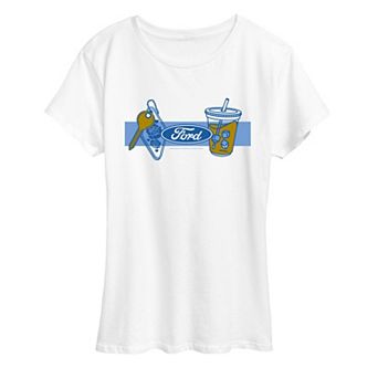 Women's Ford Everyday Essentials Keys & Beverage Graphic Tee