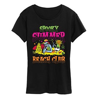 Women's Disney's The Nightmare Before Christmas Spooky Summer Graphic Tee