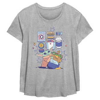 Women's Plus Missy Plus The Child Snacks Time Graphic Tee