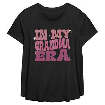 Women's Plus Missy Plus In My Grandma Era Short Sleeve Flow Tee