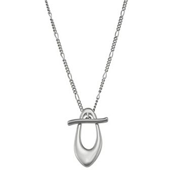Simply Vera Vera Wang Silver Tone Long Pendant Necklace