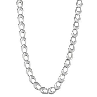 Simply Vera Vera Wang Silver Tone Open Collar Necklace