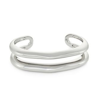 Simply Vera Vera Wang Silver Tone Open Cuff Bracelet