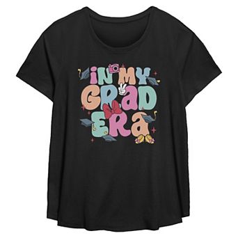 Women's Plus Disney's Minnie Mouse In My Grad Era Flowy Graphic Tee