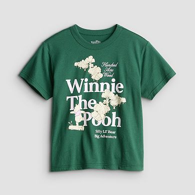 Juniors' Disney's Winnie the Pooh Graphic Baby Tee