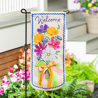 Evergreen Enterprises Wildflower Bouquet Garden Flag