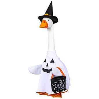 Evergreen Giddy the Porch Goose Ghost Outfit Outdoor Decor