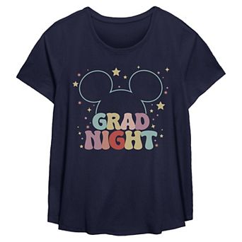 Women's Plus Disney’s Mickey Mouse Grad Night Short Sleeve Graphic Tee