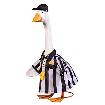 Evergreen Giddy the Porch Goose Referee Outfit Outdoor Decor