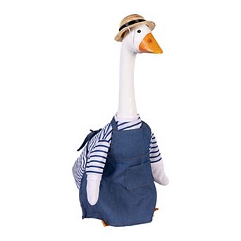 Evergreen Enterprises Giddy the Porch Goose Gardener Outfit Outdoor Decor