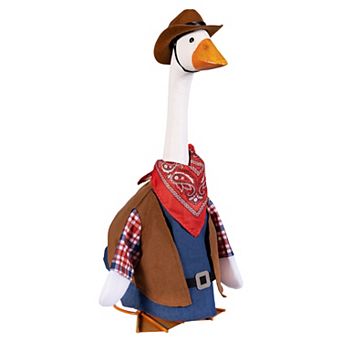 Evergreen Giddy the Porch Goose Wild West Outfit Outdoor Decor