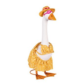 Evergreen Giddy the Porch Goose Swimwear Outfit with Hat & Sunglasses