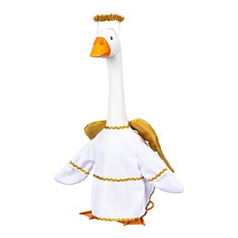 Evergreen Giddy the Porch Goose Angel Outfit Outdoor Decor