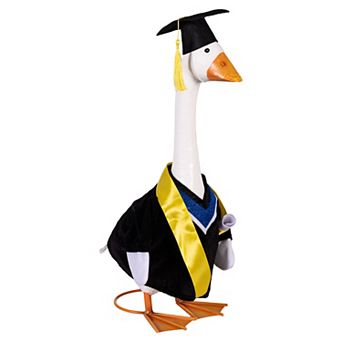 Evergreen Enterprises Giddy the Porch Goose Graduation Cap & Gown Outfit Outdoor Decor