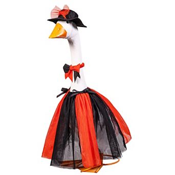 Evergreen Giddy the Porch Goose Witch Outfit Outdoor Decor