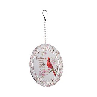 Evergreen Enterprises 13-Inch Metal Radiant Blossom Bee Wall Spinner