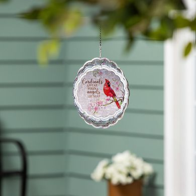 Evergreen Enterprises 13-Inch Metal Radiant Blossom Bee Wall Spinner