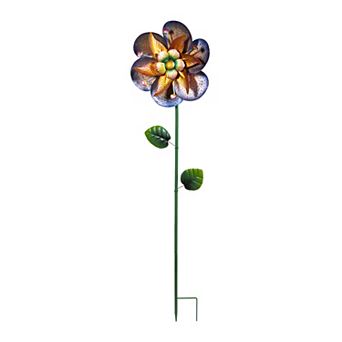 Evergreen Enterprises Enchanted Blossom Wind Spinner Stake 60-Inch Outdoor Decor