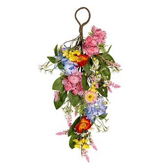 Evergreen Enterprises Artificial Spring Blooms Hanging Swag