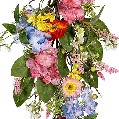 Evergreen Enterprises Artificial Spring Blooms Hanging Swag