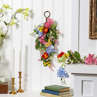 Evergreen Enterprises Artificial Spring Blooms Hanging Swag