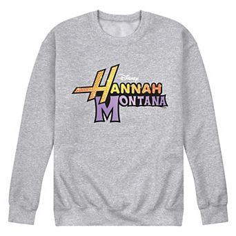 Men's Disney's Hannah Montana Logo Fleece Sweatshirt