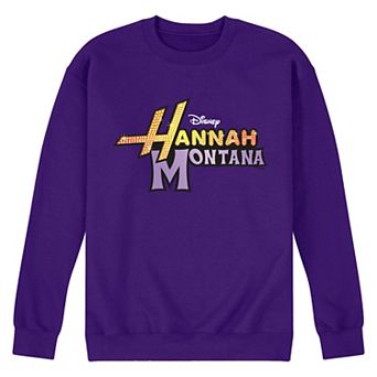 Men's Disney's Hannah Montana Logo Fleece Sweatshirt