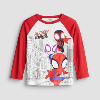 Baby & Toddler Boy Jumping Beans® Marvel Spidey and His Amazing Friends Graphic Long Sleeve Tee