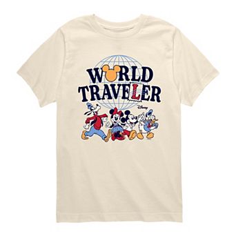 Boys 8-20 Disney's Mickey Mouse & Friends World Traveler Graphic Tee