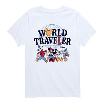 Boys 8-20 Disney's Mickey Mouse & Friends World Traveler Graphic Tee