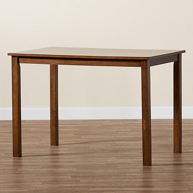 Baxton Studio Eveline 43-Inch Rectangular Dining Table