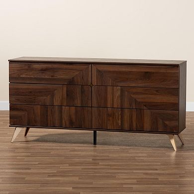 Baxton Studio Graceland Dresser with Storage