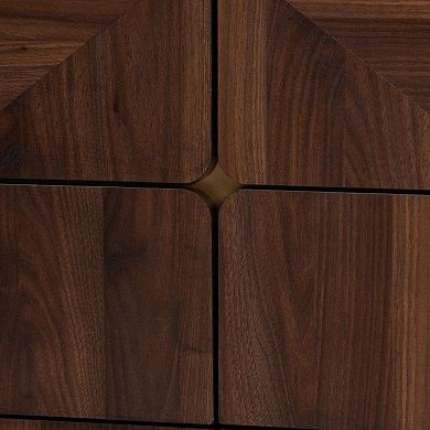 Baxton Studio Graceland Dresser with Storage