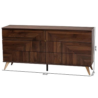 Baxton Studio Graceland Dresser with Storage