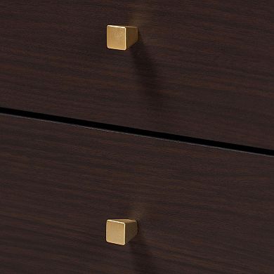 Baxton Studio Norwood 2-Drawer End Table