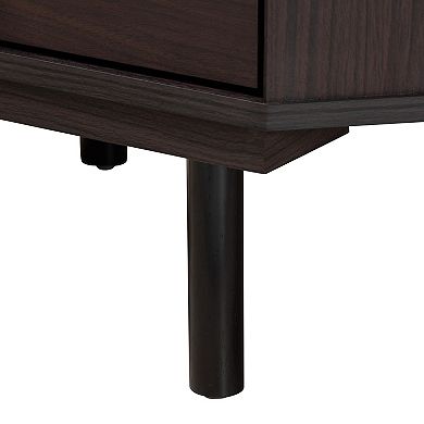 Baxton Studio Norwood 2-Drawer End Table