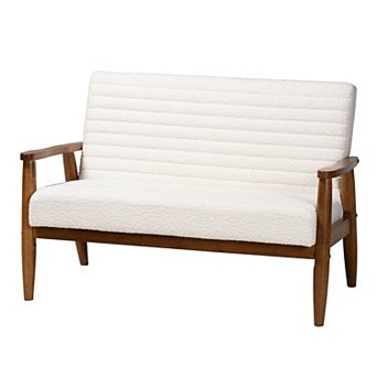 Baxton Studio Stratton Upholstered Loveseat