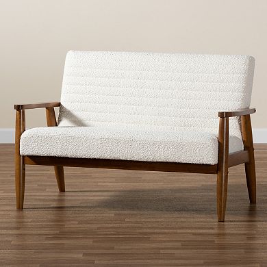 Baxton Studio Stratton Upholstered Loveseat